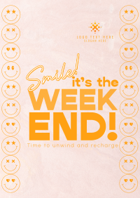 Smile Weekend Quote Flyer