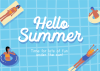 Southern Summer Fun Postcard