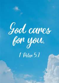 God Cares Poster