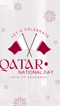 Qatar Independence Day Instagram Reel Image Preview