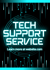 Tech Support Service Poster