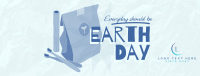 Earth Day Everyday Facebook Cover Image Preview