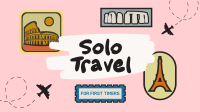 Stickers Solo Traveler Facebook Event Cover