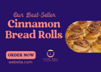 Best-seller Cinnamon Rolls Postcard Image Preview