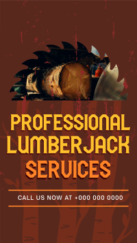 Professional Lumberjack Services TikTok Video