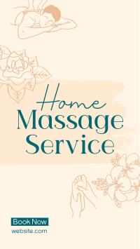 Home Massage Service Instagram Story