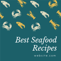 Seafood Recipes Instagram Post