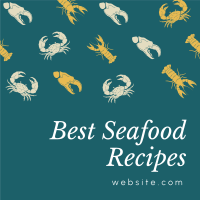 Seafood Recipes Instagram Post Image Preview