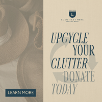 Sustainable Fashion Upcycle Campaign Linkedin Post