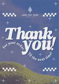 Nostalgic Thank You Poster