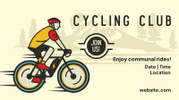 Fitness Cycling Club Facebook Event Cover Image Preview