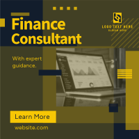 Modern Finance Consultant Instagram Post