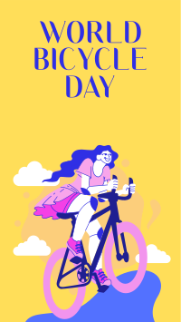 Lets Ride this World Bicycle Day TikTok Video