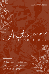 Leafy Autumn Grunge Pinterest Pin Design