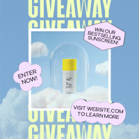 Giveaway Beauty Product Instagram Post