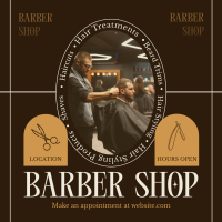 Rustic Barber Shop Linkedin Post