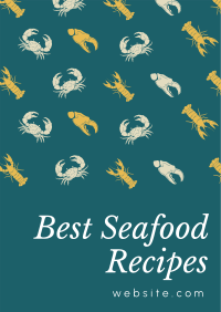 Seafood Recipes Poster