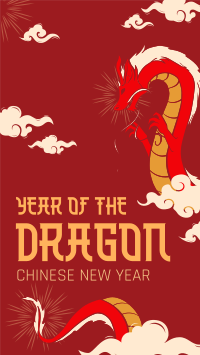 Chinese Dragon Zodiac Instagram Story