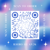 Modern Grainy Bubble QR Code