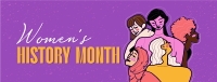 Women's History Month March Facebook Cover