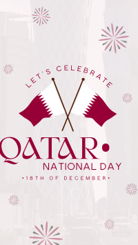 Qatar Independence Day TikTok Video Design