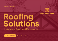 Roofing Service Postcard example 4