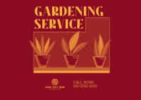 Lawn Care Service Postcard example 4