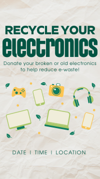 Recycle your Electronics Instagram Story