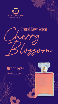 Elegant Flowery Perfume Facebook Story