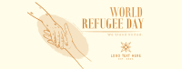 We Celebrate all Refugees Facebook Cover Design