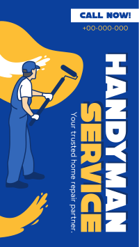 Handyman Service Instagram Reel Image Preview