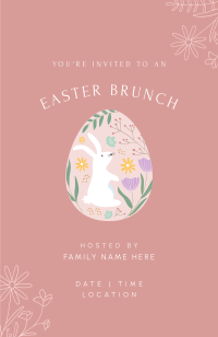 Decorative Easter Egg Invitation