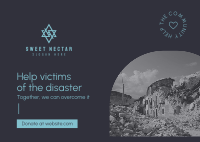 Help Disaster Victims Postcard