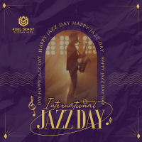 Elegant Jazz Day Instagram Post Image Preview