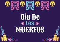 Papel Picado Postcard