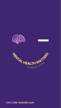 Mental Health Matters Facebook Story