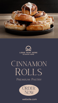 Cinnamon Rolls Elegant Instagram Reel Image Preview