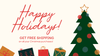 Christmas Free Shipping Animation