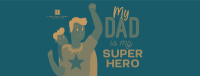 Superhero Dad Facebook Cover Design