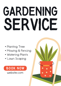 Gardening Service Offer Flyer