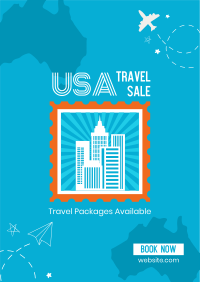 USA Travel Destination Flyer