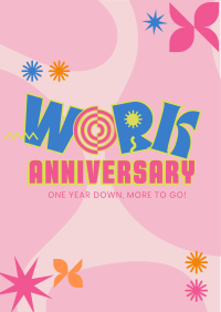 Quirky Anniversary Flyer