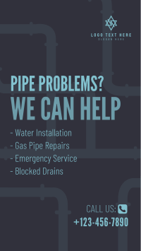 Need a Plumber? Instagram Story