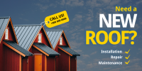 Roofing Service Call Now Twitter Post