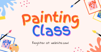 Quirky Painting Class Facebook Ad