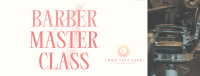 Barber Masterclass Facebook Cover Design