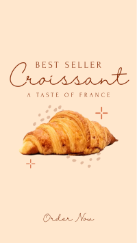 French Croissant Bestseller Instagram Story