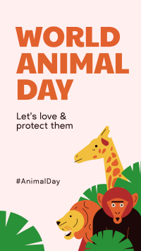 World Animal Day Facebook Story