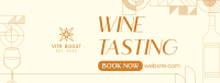 Elegant Wine Tasting Facebook Cover Image Preview