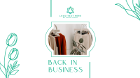 Boutique Back in Business Facebook Event Cover